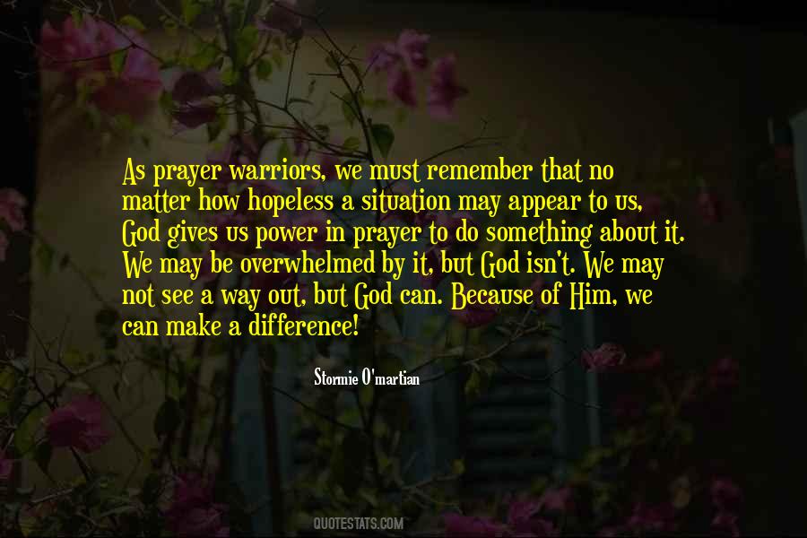 Quotes About Prayer Warriors #1112417