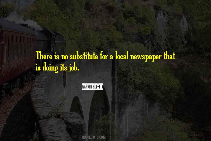 Quotes About Local Newspapers #1166153