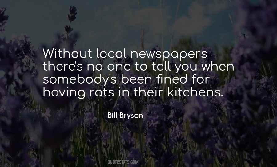Quotes About Local Newspapers #134258