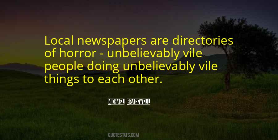 Quotes About Local Newspapers #803601