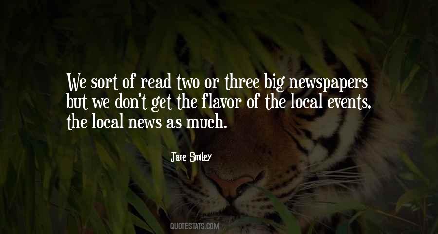 Quotes About Local Newspapers #858842