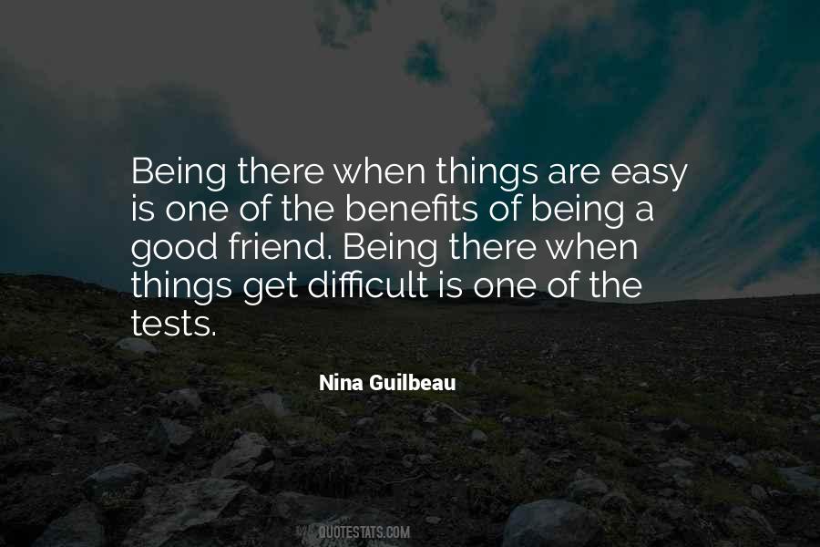 Quotes About A Good Friendship #568218
