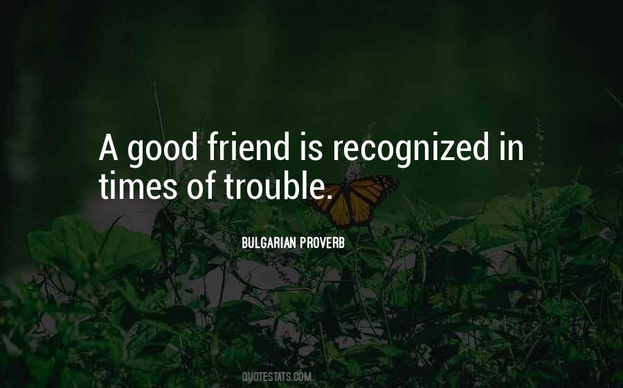 Quotes About A Good Friendship #569230