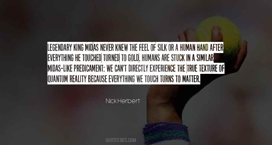 Touch Of A Hand Quotes #1746250