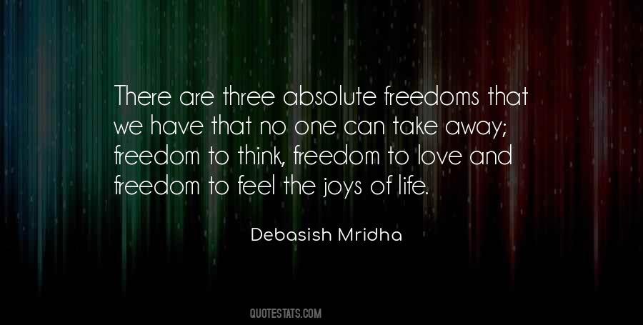 Quotes About Absolute Freedom #154064