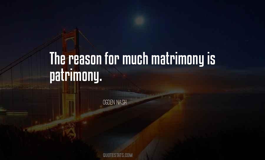Quotes About Matrimony #1584983