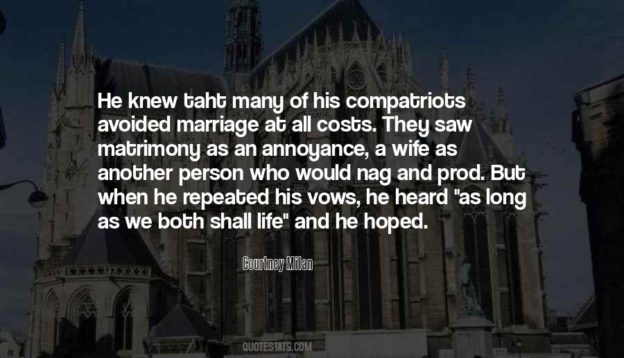 Quotes About Matrimony #631413