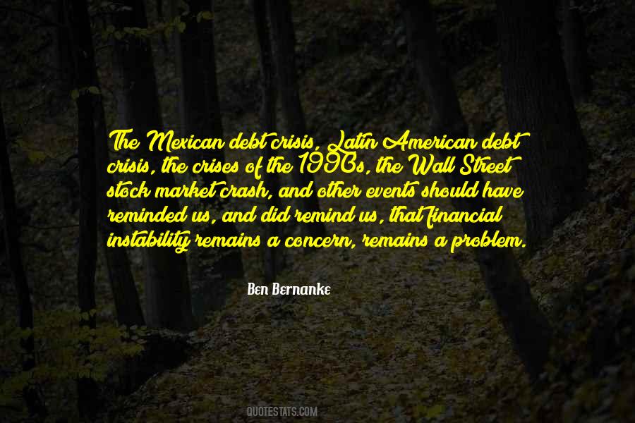 Quotes About Financial Instability #1192256