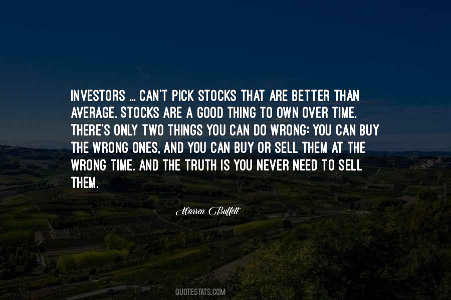 Pick Stocks Quotes #1739684
