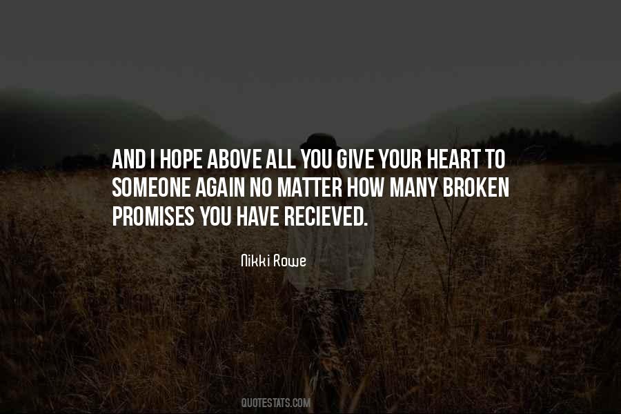 Quotes About Broken Heart Love #146855