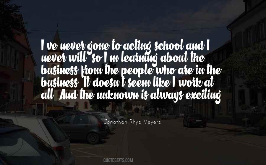 Quotes About School Work #97144