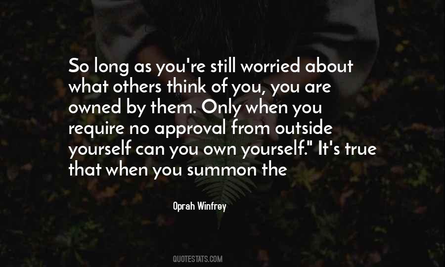Quotes About Others Approval #1535701