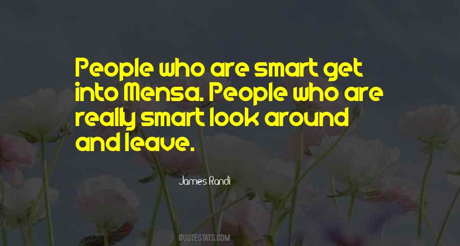 Quotes About Mensa #947370