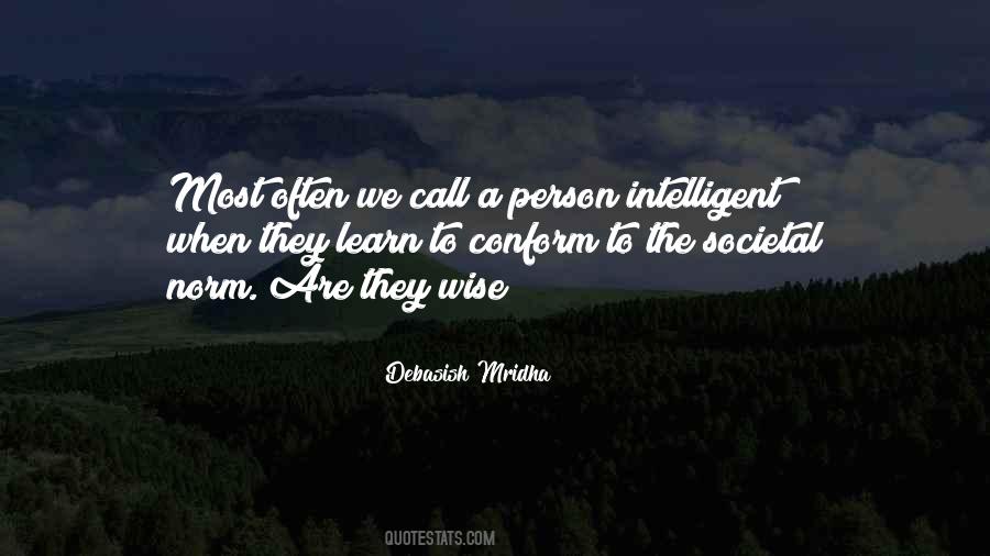 Quotes About Intelligent Person #194404