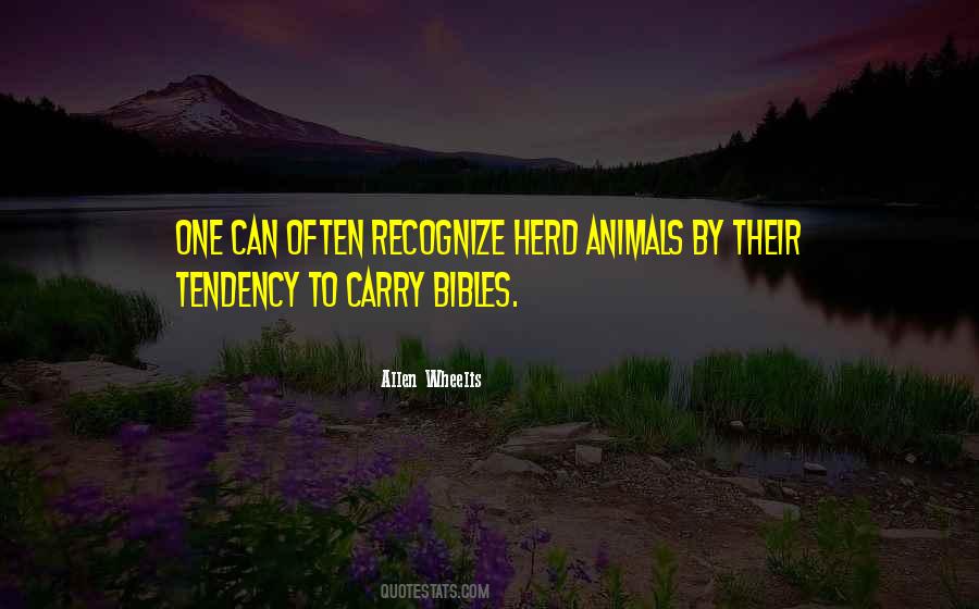 Quotes About Herd Animals #1090643