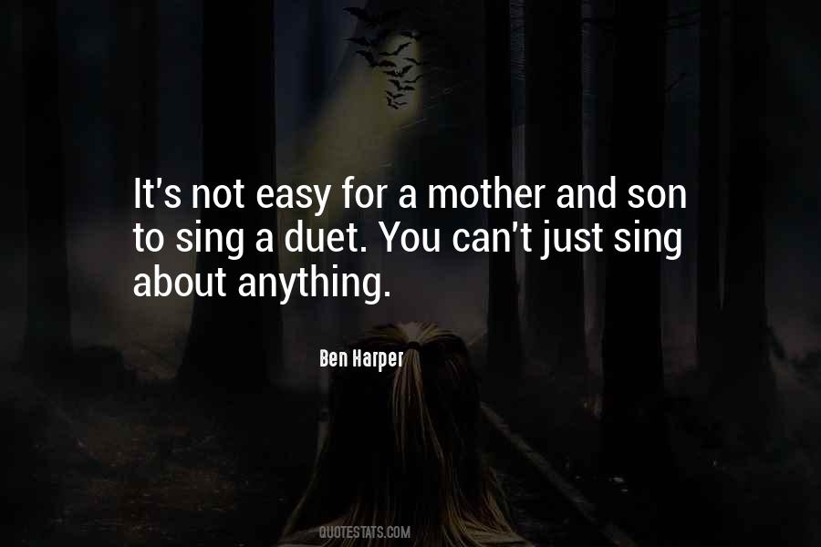 Mother S Son Quotes #275739