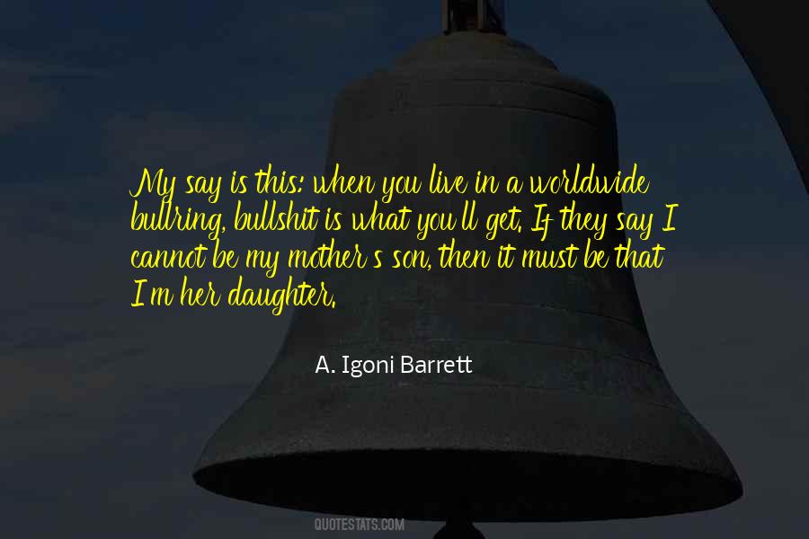 Mother S Son Quotes #691234
