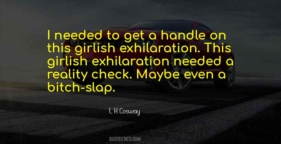 Quotes About Reality Check #1060992