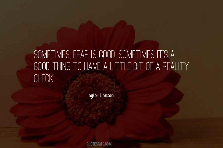 Quotes About Reality Check #1252871