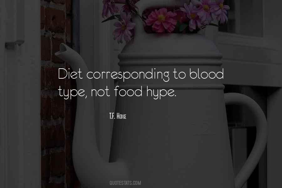 Quotes About Blood Type #1854389