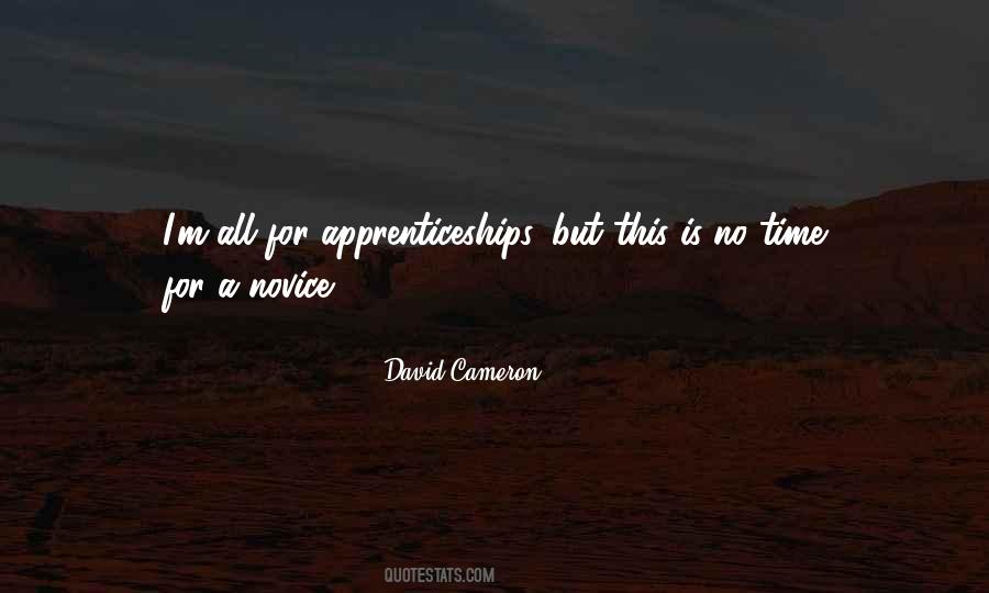 Quotes About Apprenticeship #1202143