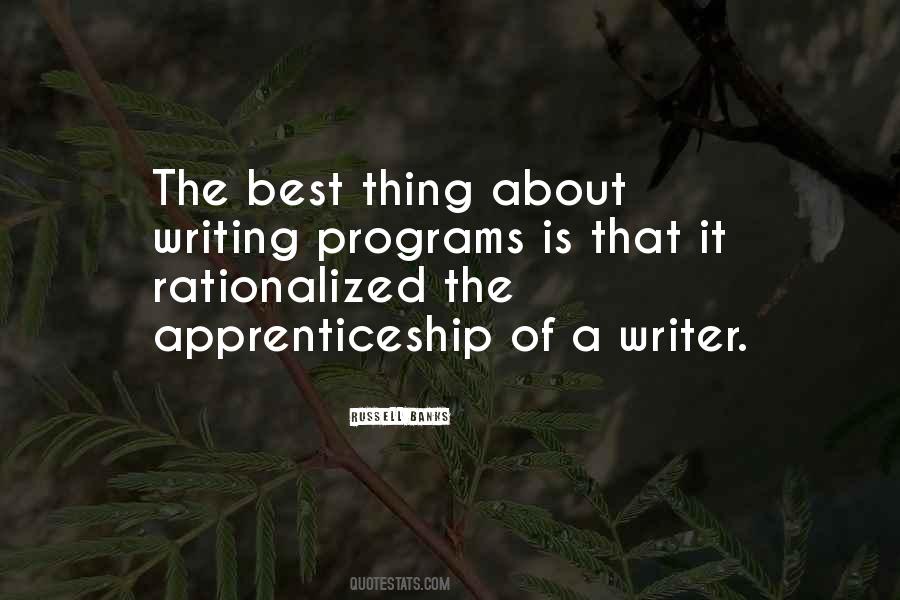 Quotes About Apprenticeship #334881
