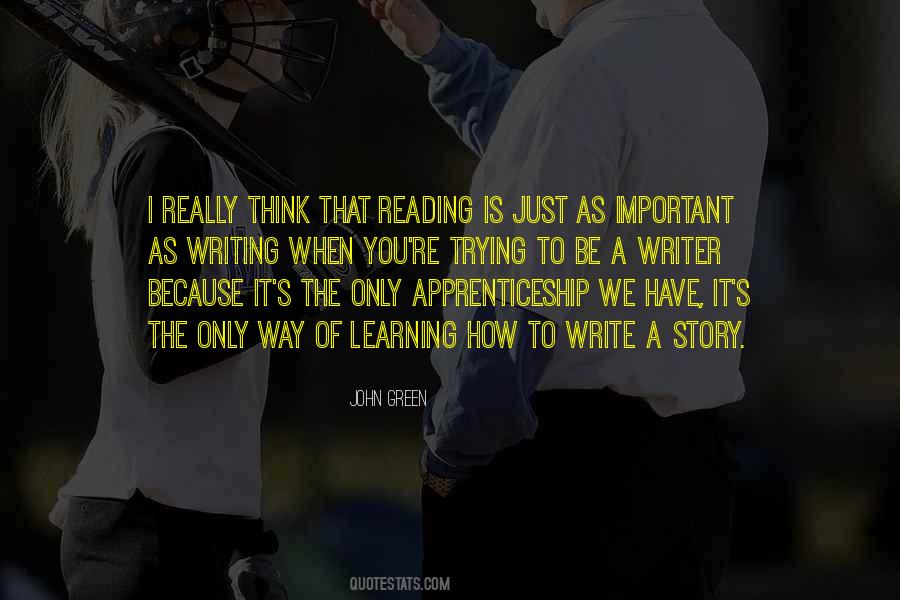 Quotes About Apprenticeship #380066