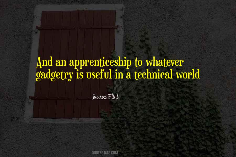 Quotes About Apprenticeship #691544