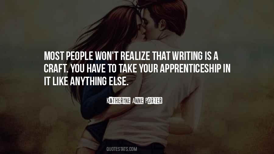 Quotes About Apprenticeship #973503