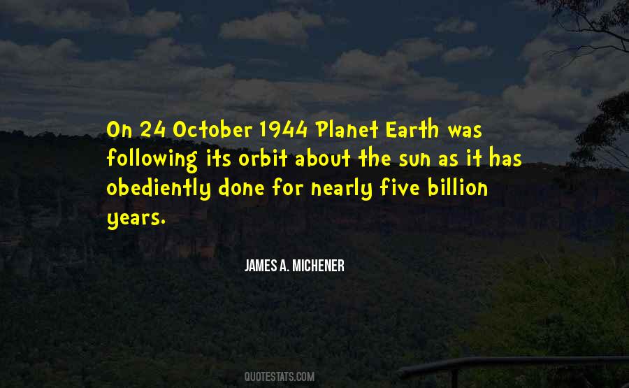 Quotes About Planet Earth #1203183