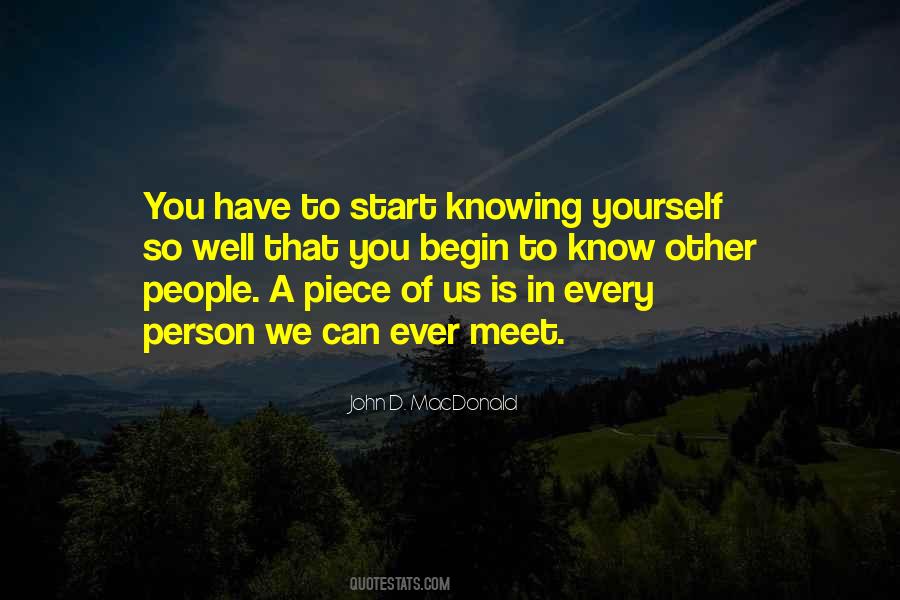 Quotes About Knowing Yourself #1167517