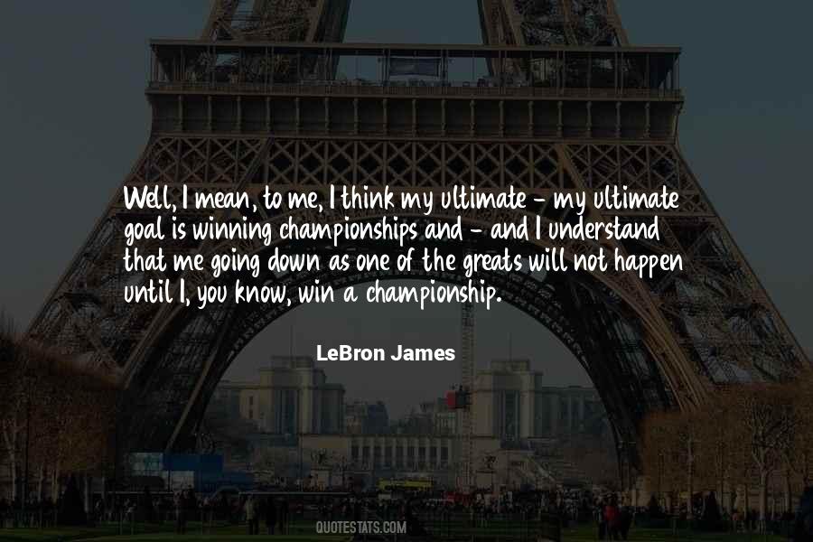 Winning Goal Quotes #1157708