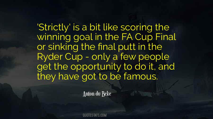 Winning Goal Quotes #1566613
