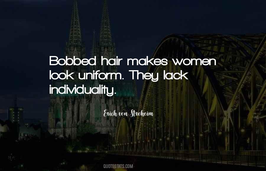 Quotes About Bobbed Hair #549032