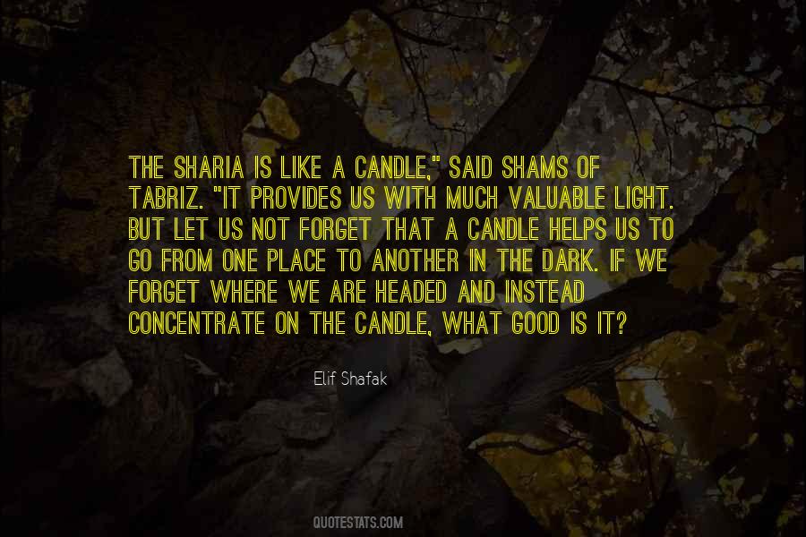 Light In Dark Quotes #205642