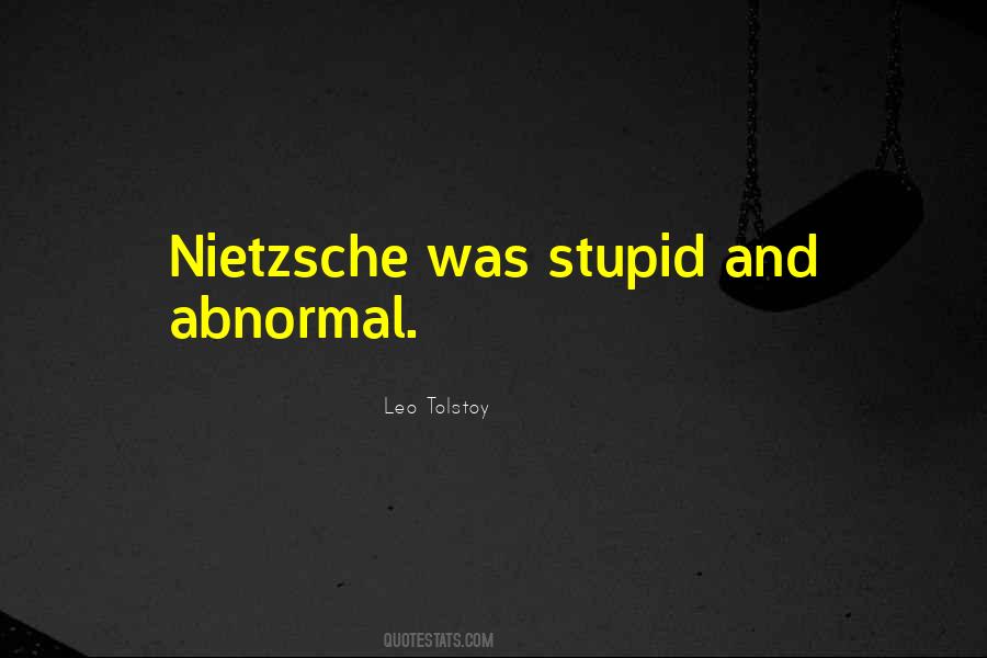Quotes About Abnormal #1113108