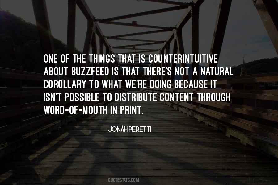 Quotes About Counterintuitive #1354536