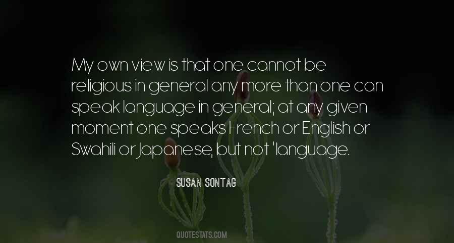 Quotes About Language #1838357