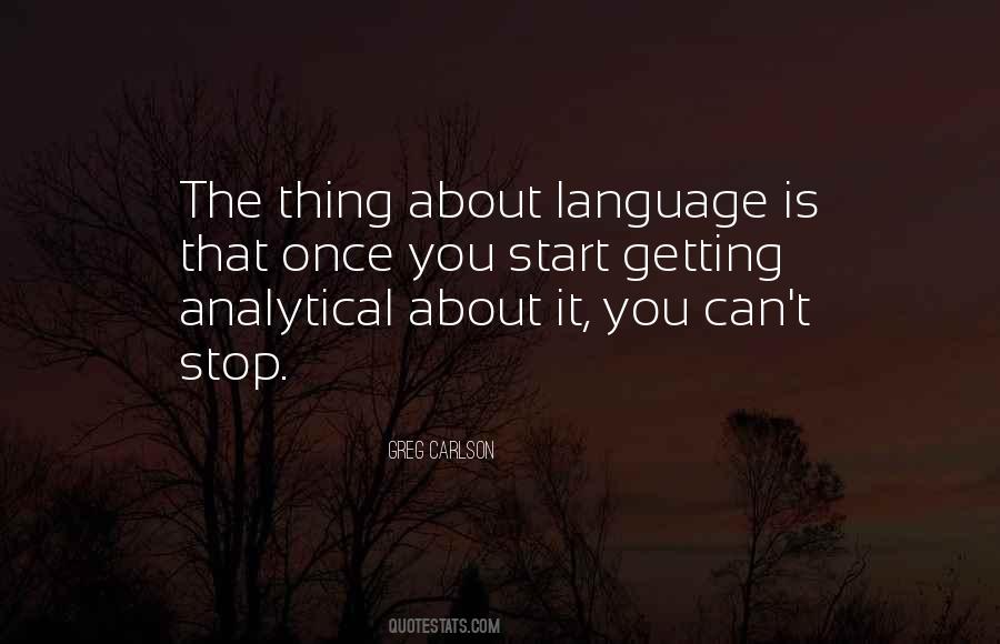 Quotes About Language #1853595