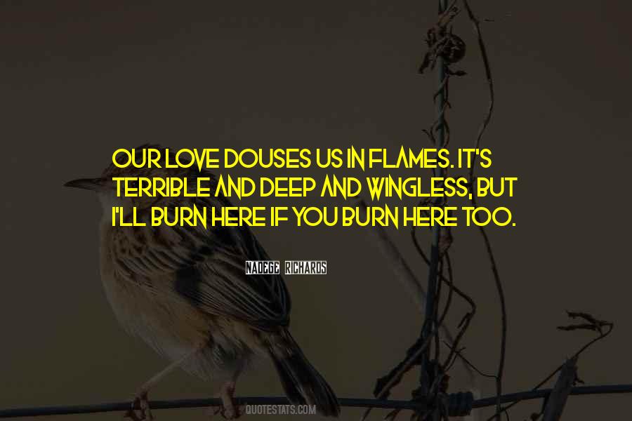 Love Flames Quotes #48750
