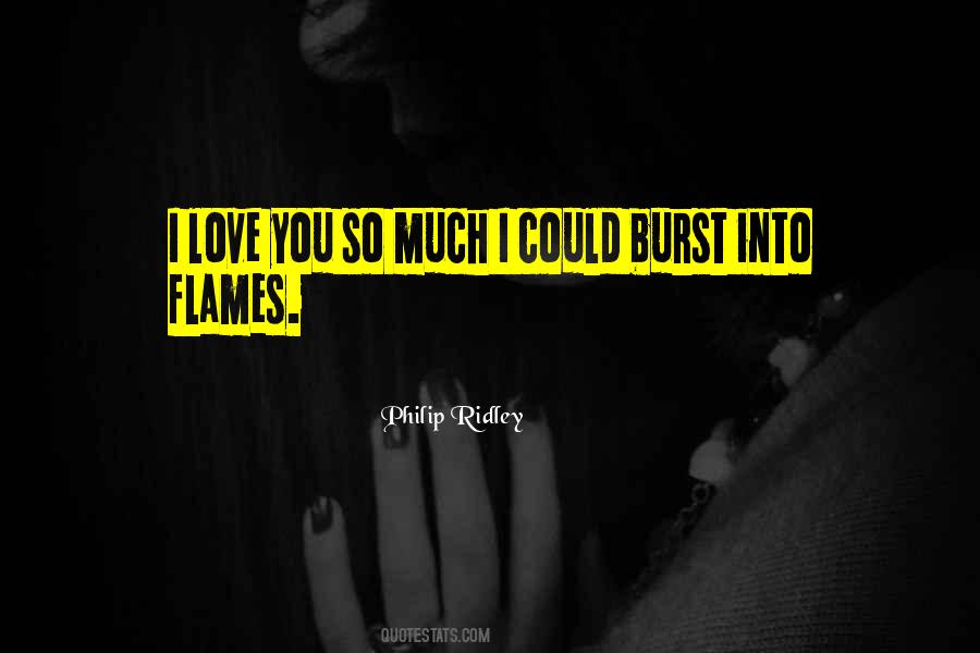 Love Flames Quotes #632534