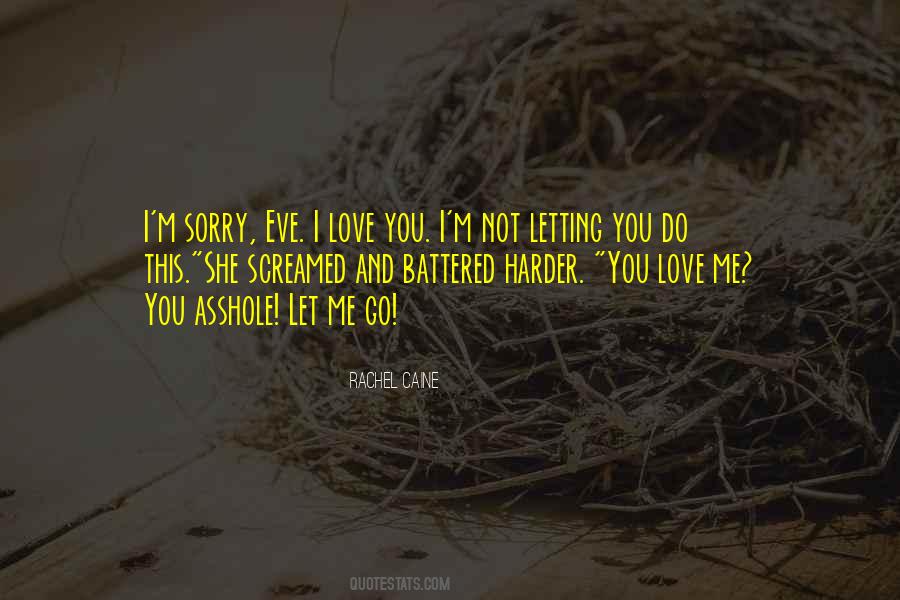 Quotes About Sorry I Love You #207852
