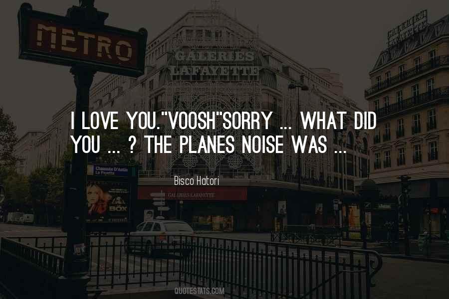 Quotes About Sorry I Love You #431089