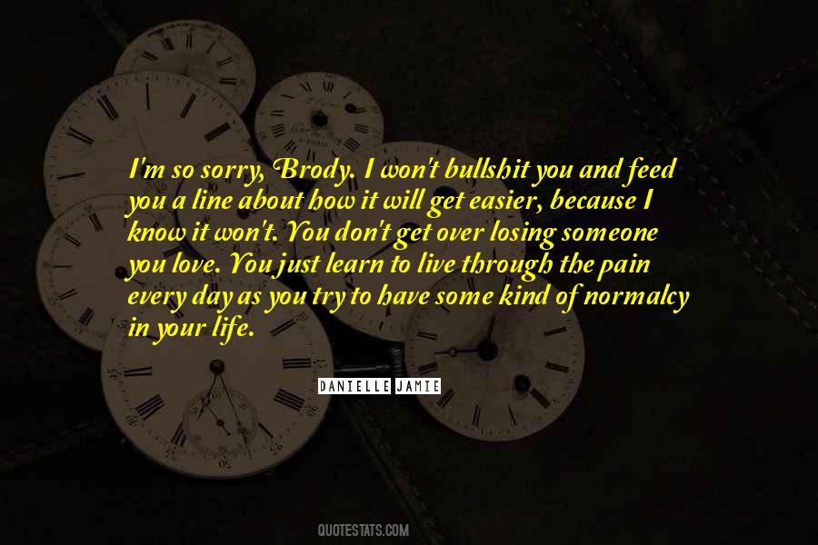 Quotes About Sorry I Love You #450890