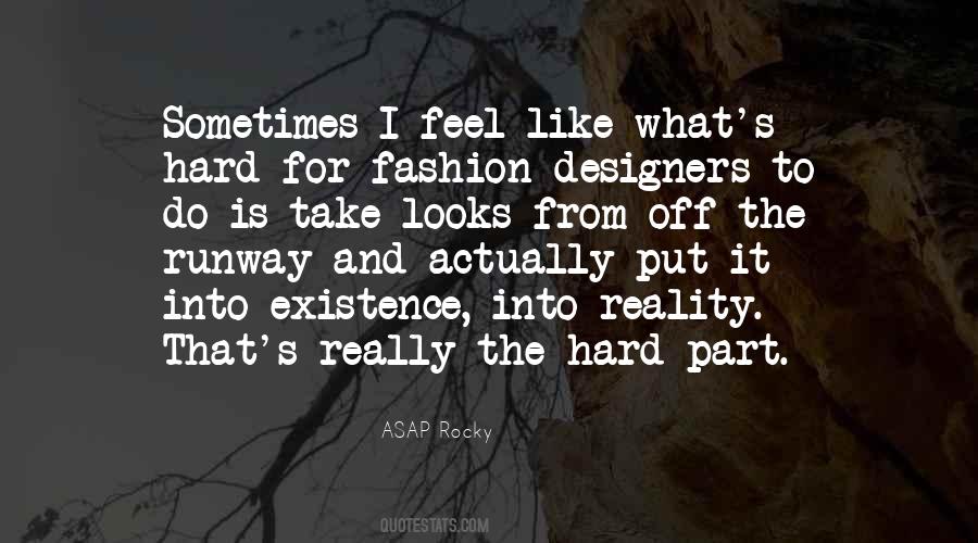 Quotes About Runway Fashion #1636207