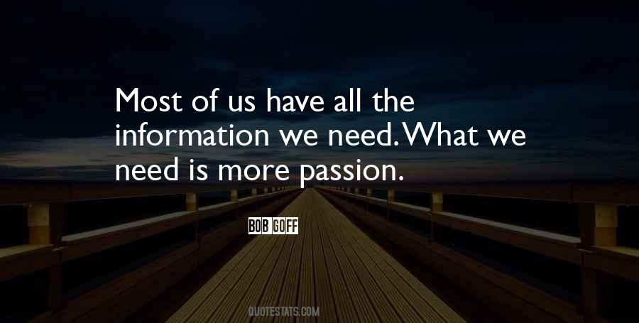 Quotes About Passion #1824454