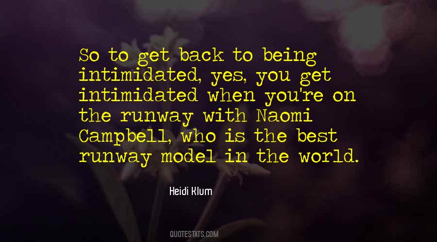 Quotes About Runway #124377