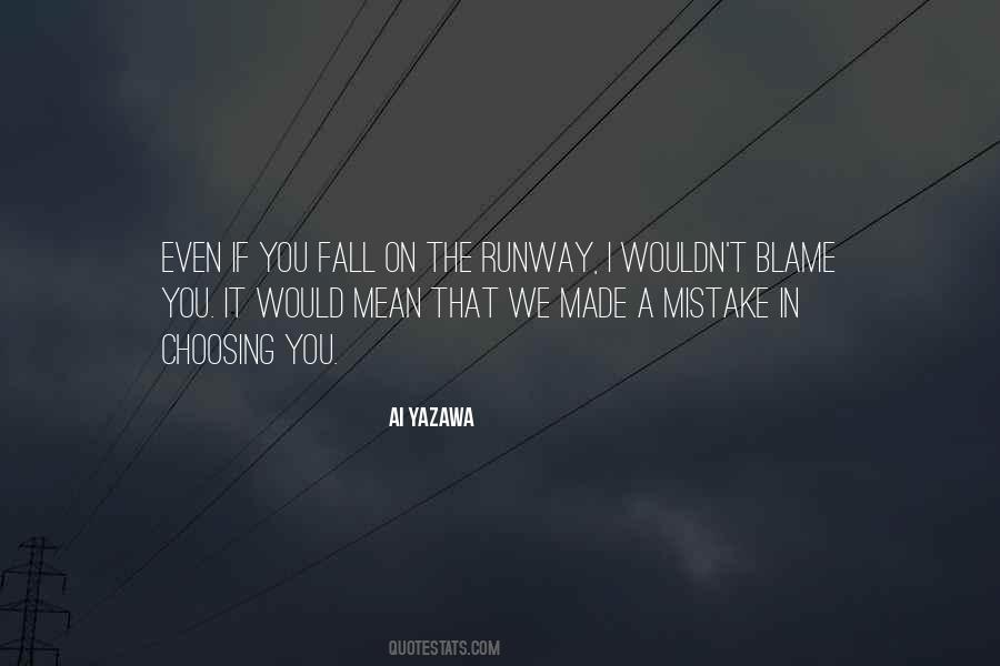 Quotes About Runway #237592