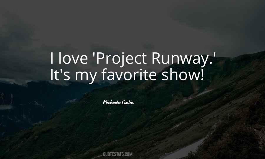 Quotes About Runway #409246