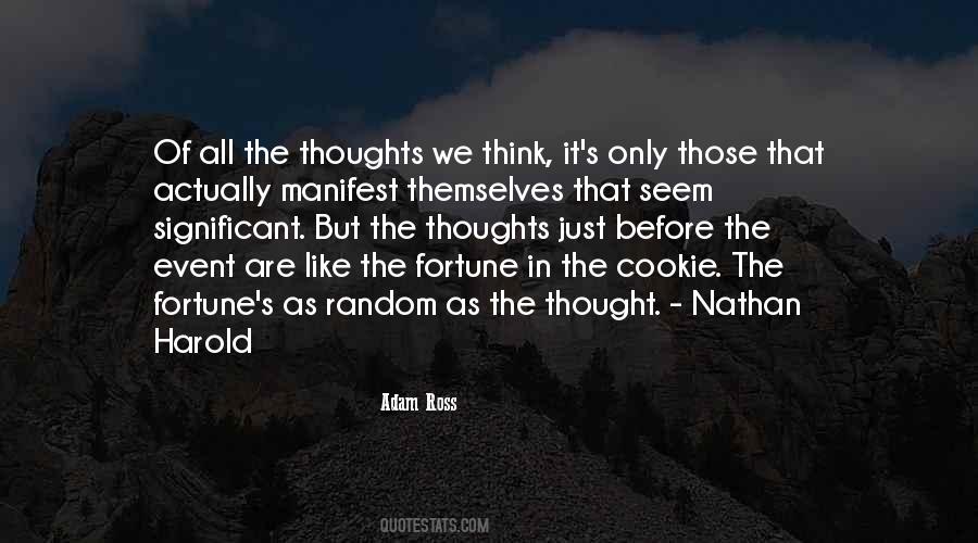 Quotes About Random Thoughts #1599677